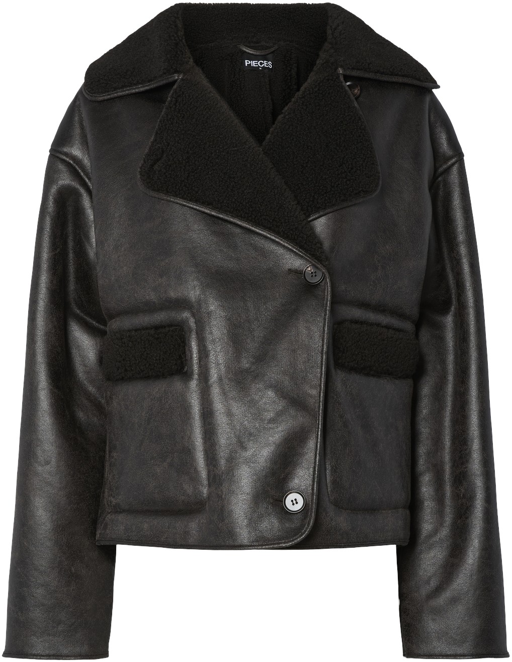Pcjuno Coated Teddy Jacket