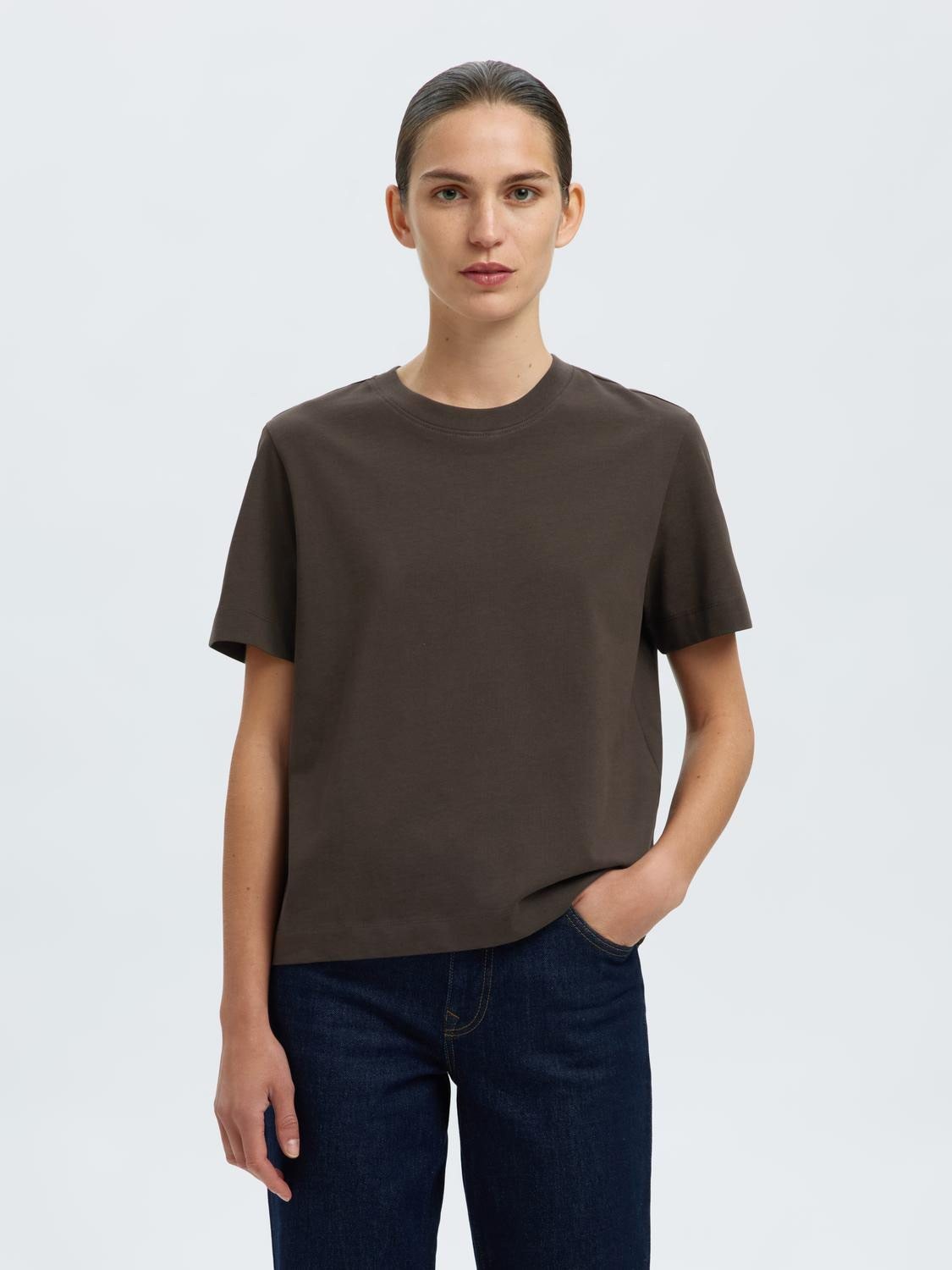 Slfessential SS Boxy TEE Noos