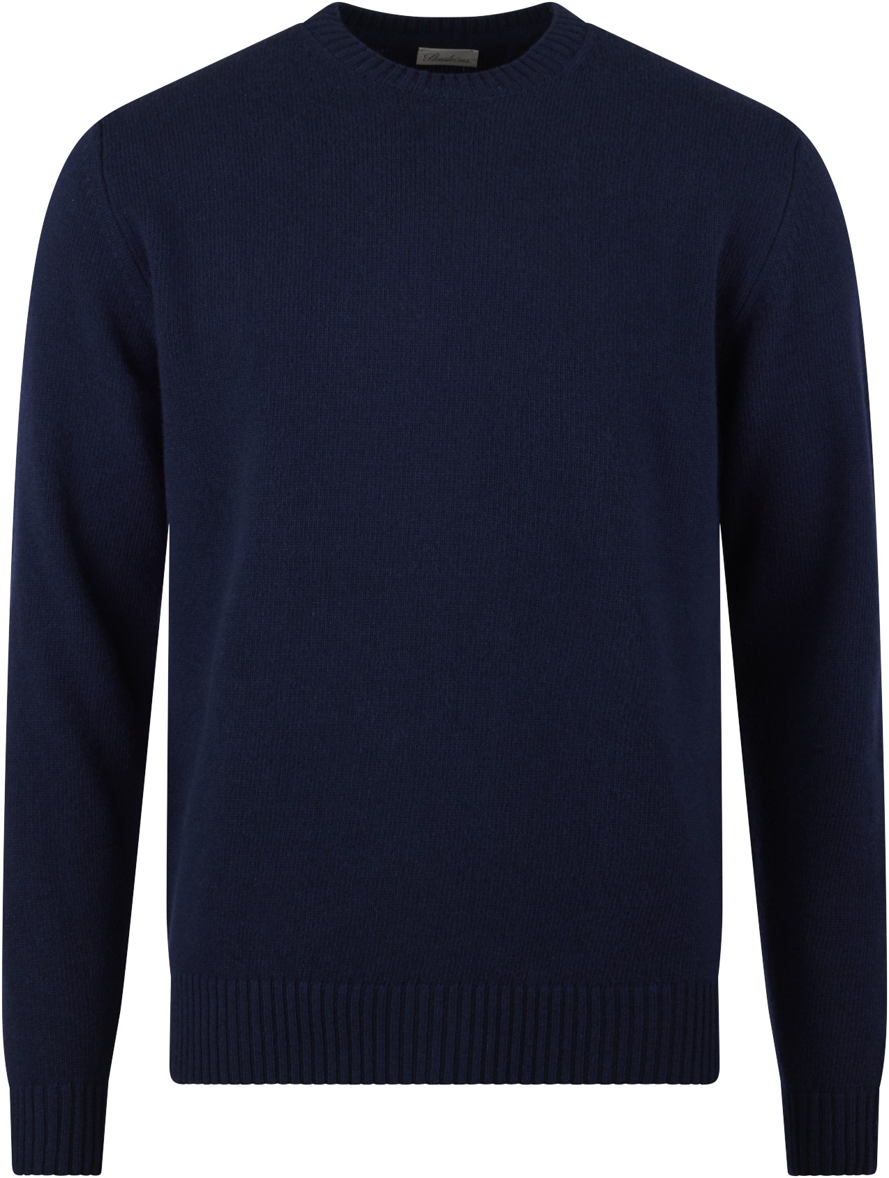 Sweater Knitted Crew Neck Carded Merino Wool