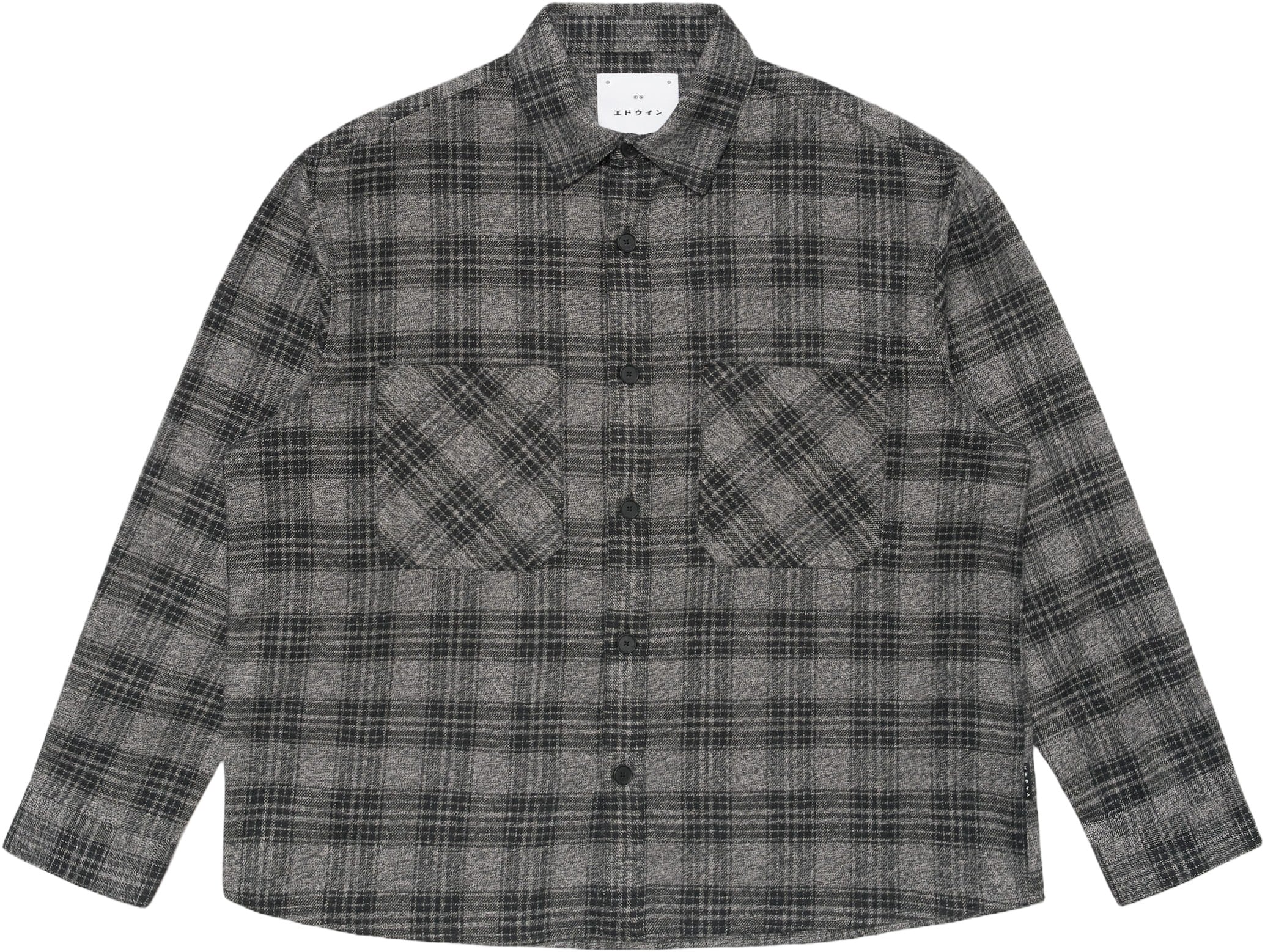Ace Shirt Ls Black/grey