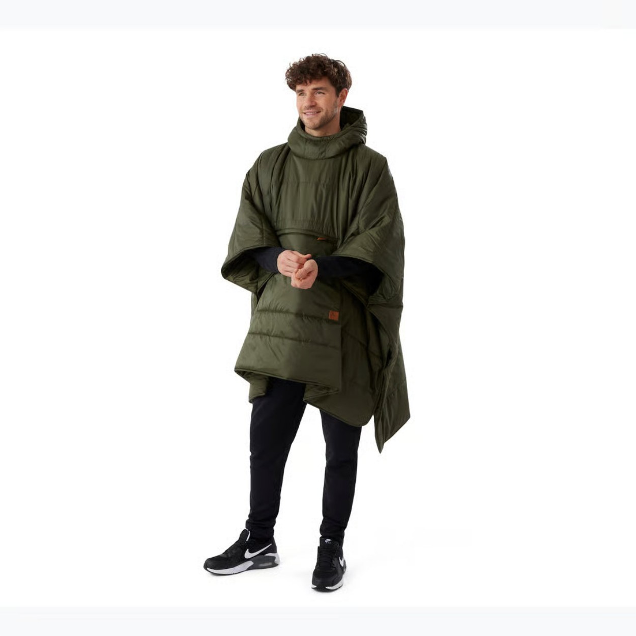 Packable Blanco Poncho