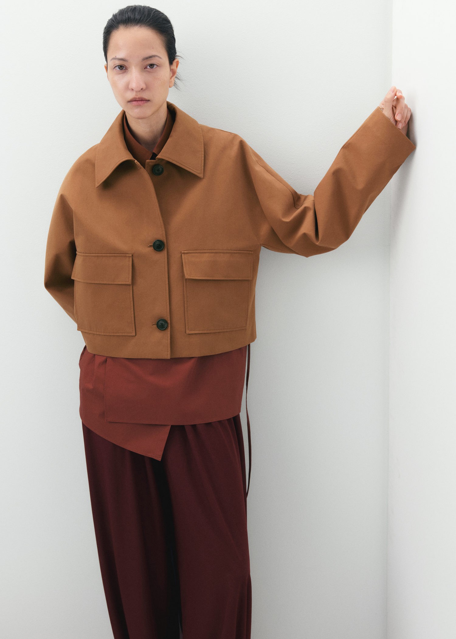 Cotton Jacket With Pockets