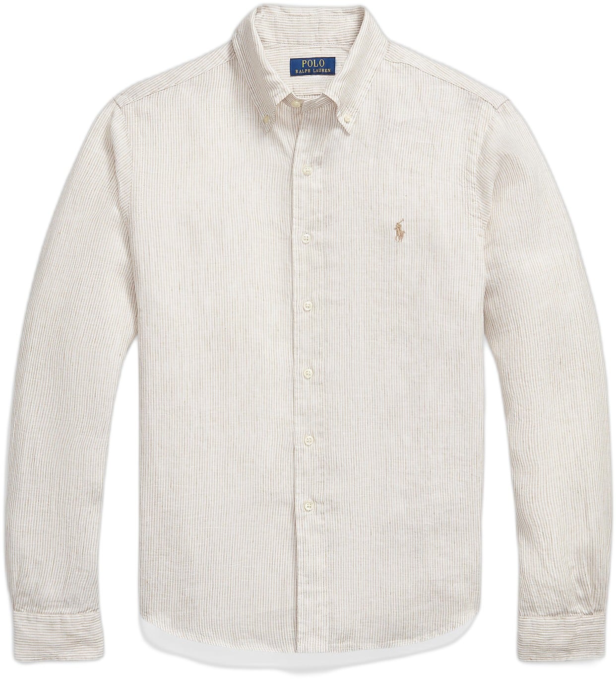 Custom Fit Striped Linen Shirt