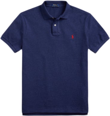 Custom Slim Fit Mesh Polo Shirt