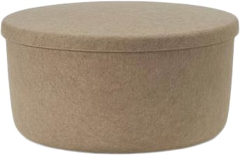 Hide Storage Pouf Large