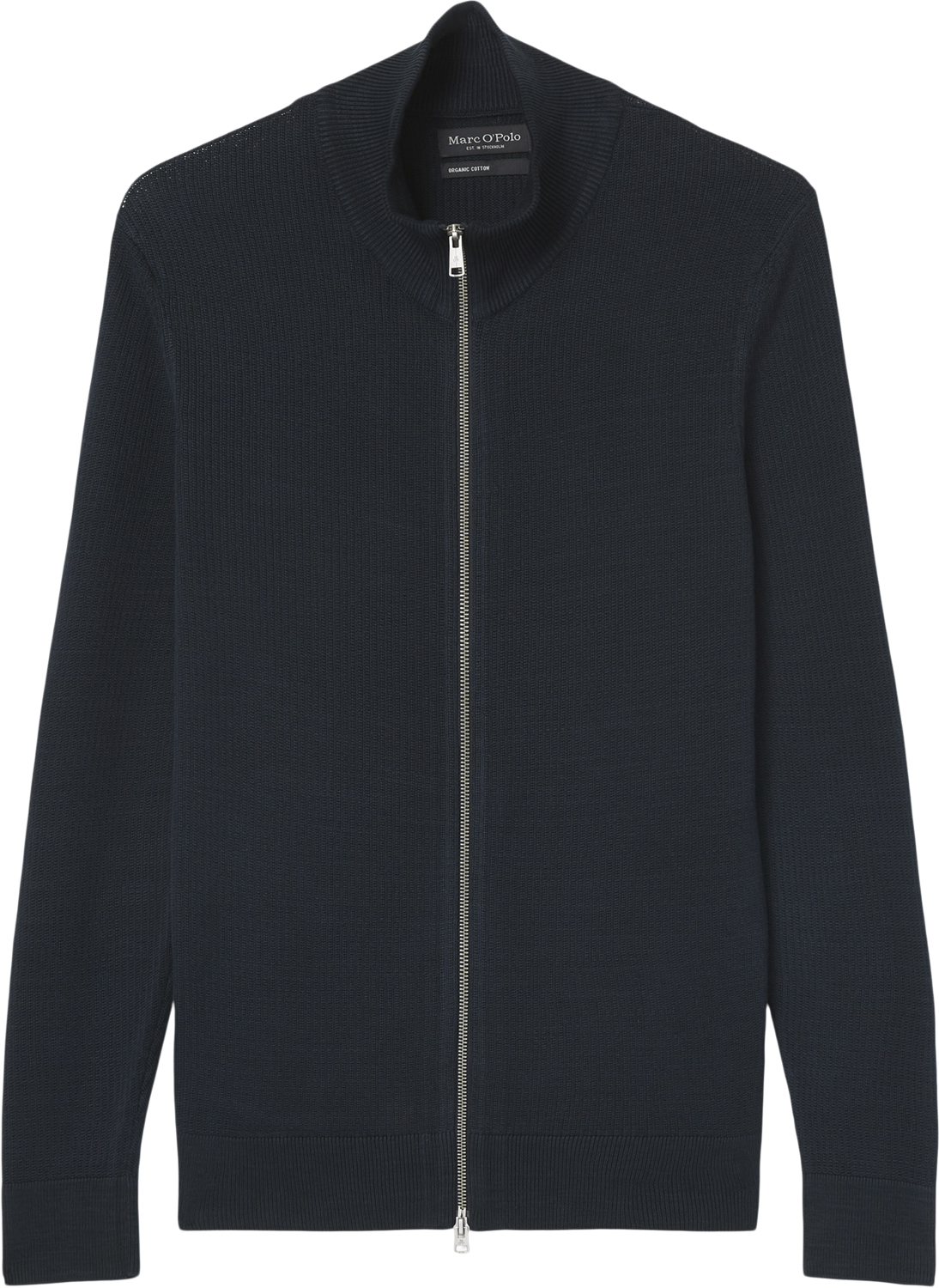 Zipped Trainer Jacket With Standup