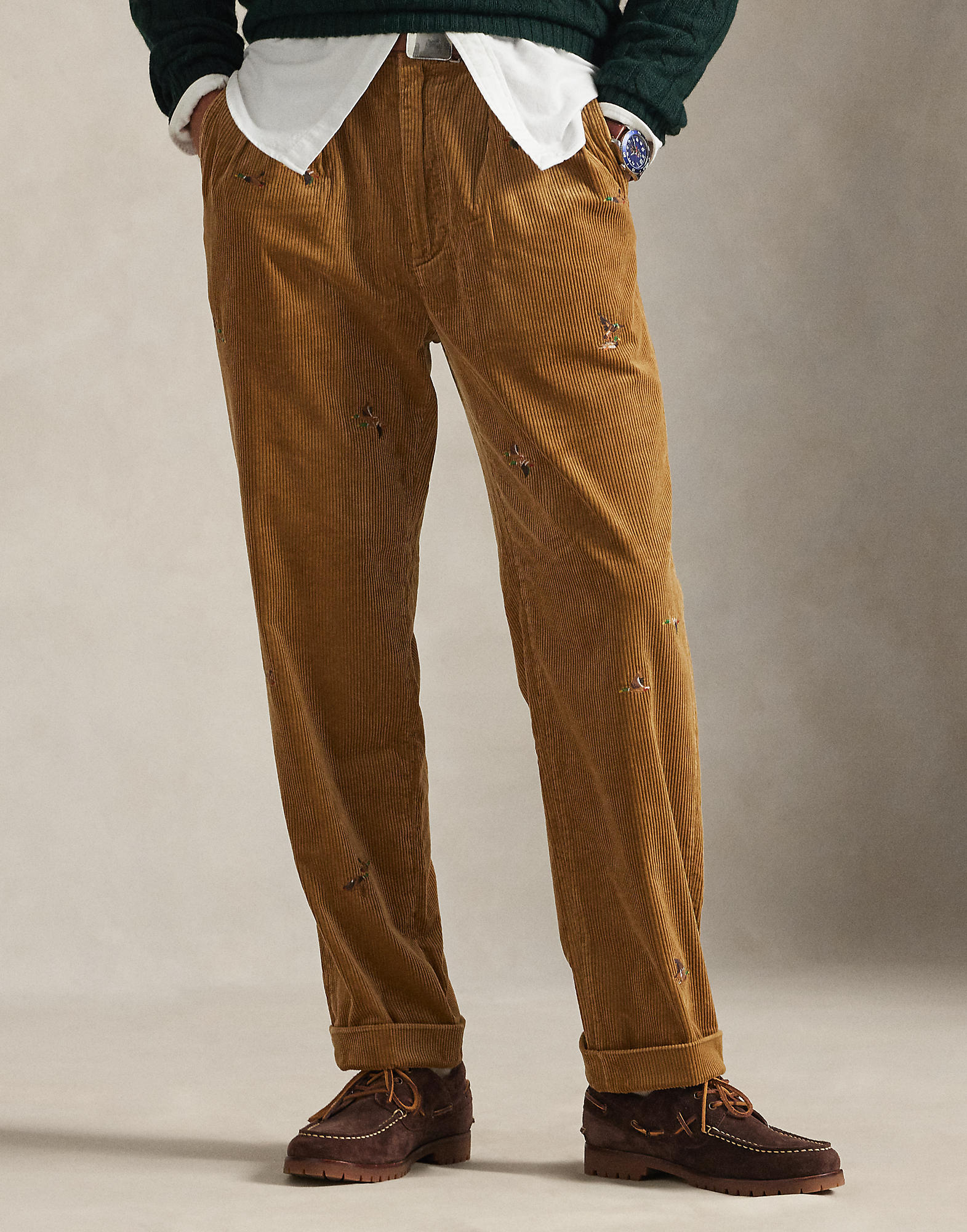 Whitman Relaxed Fit Embroidered Pant