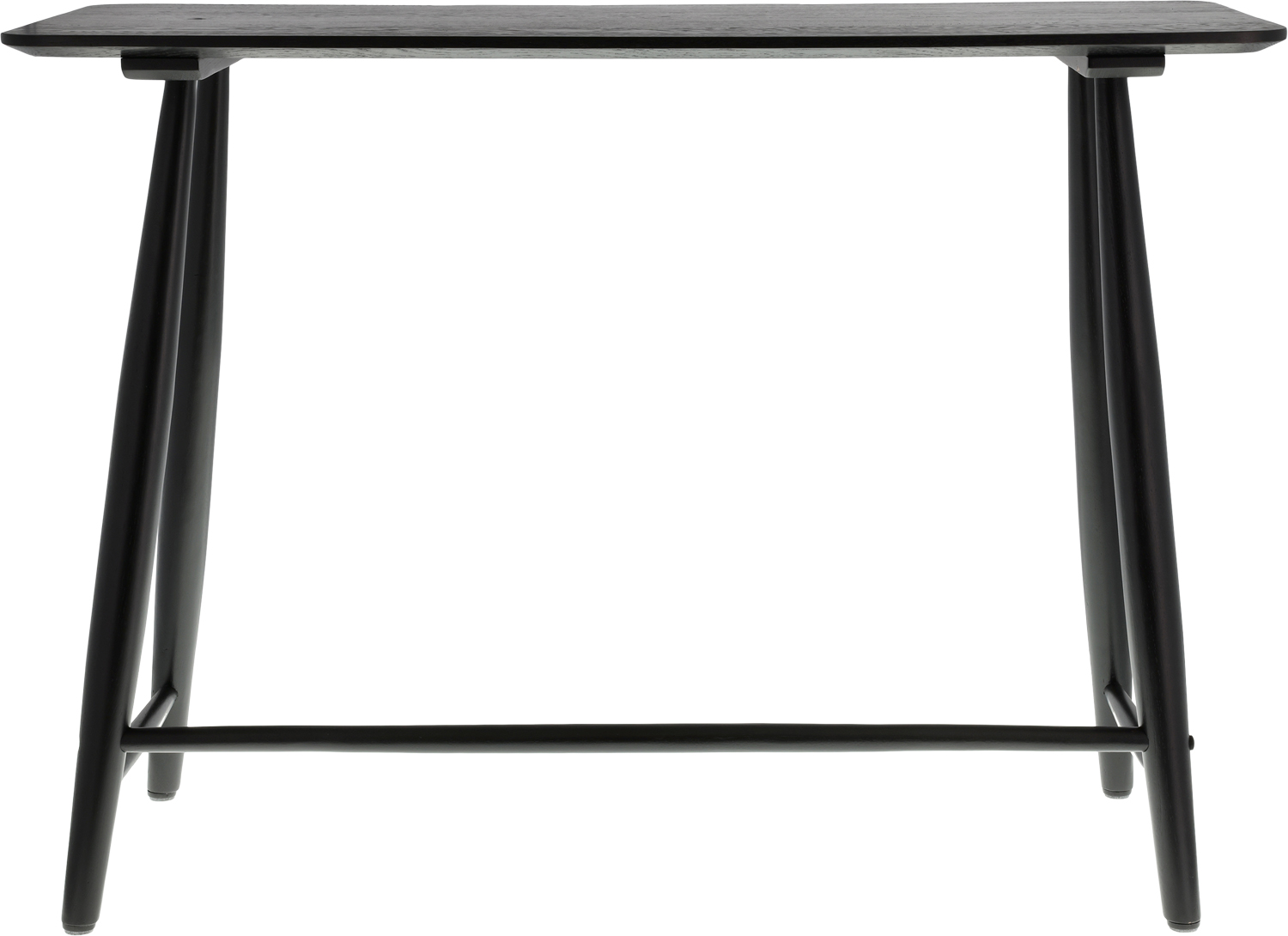 Skrivebord Bast 100x44,5x73 cm Sort Massiv eg