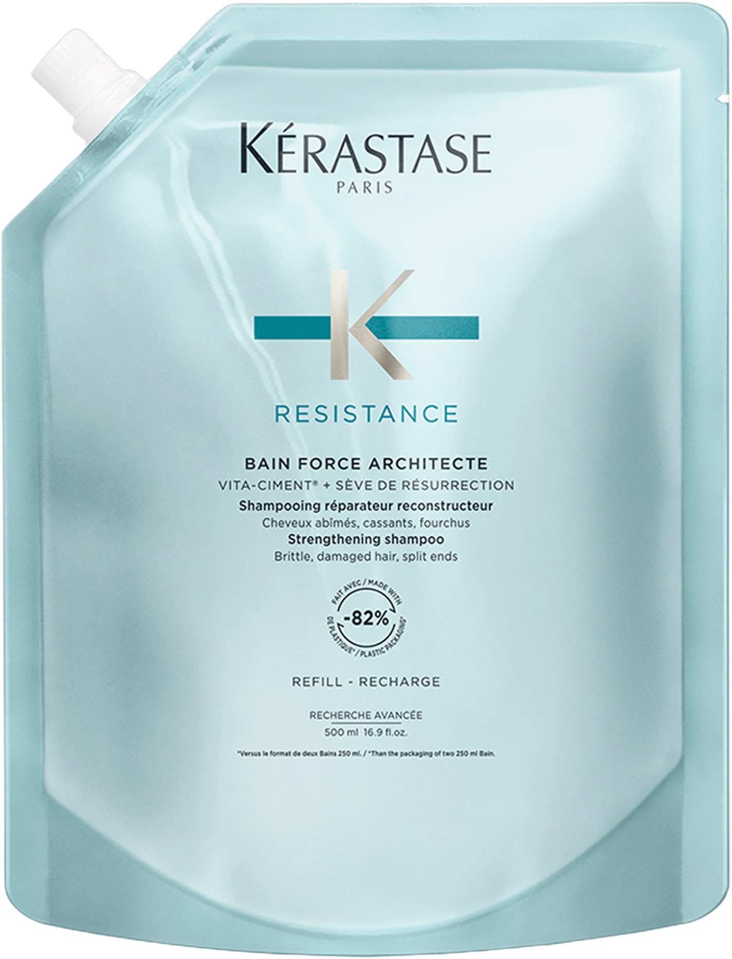 Kérastase Resistance Bain Force Architecte Shampoo 500ml Ref