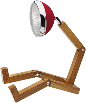 MR. Wattson Original Table Lamp, 12V, G4 LED, Ash Flash Re