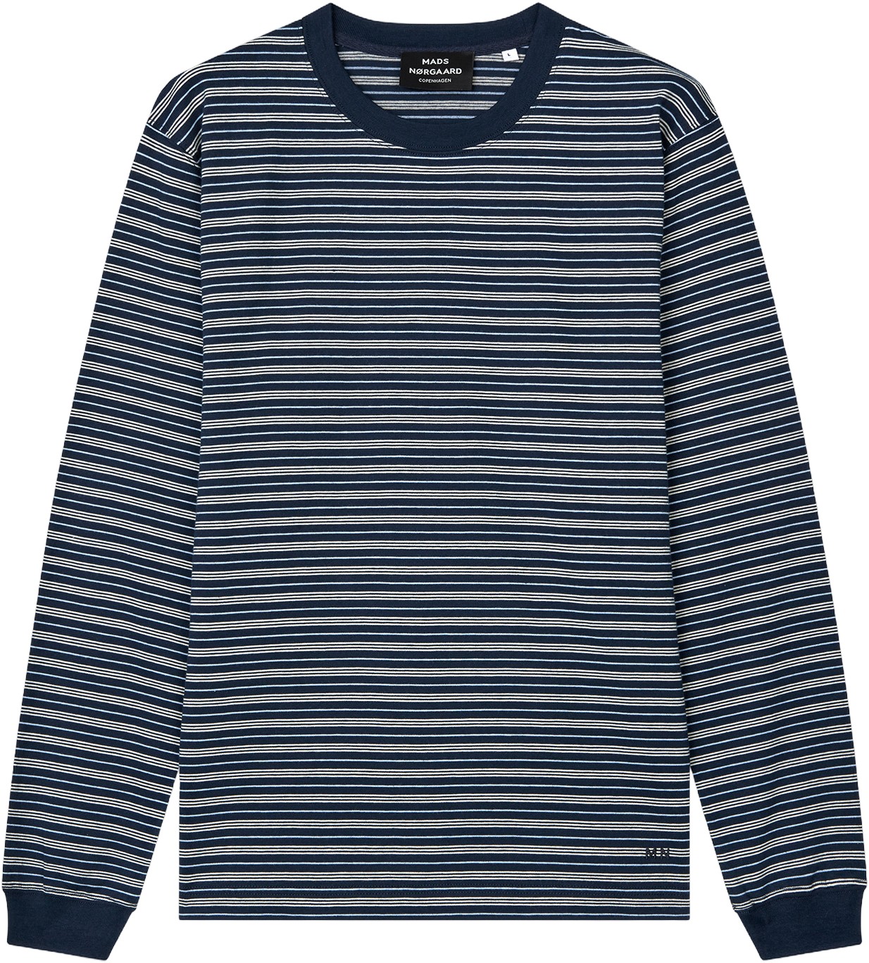 Cotton Jersey Stripe Frode Tee LS
