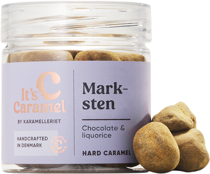 Marksten, 90g Dåse (Chokoladelakrids)