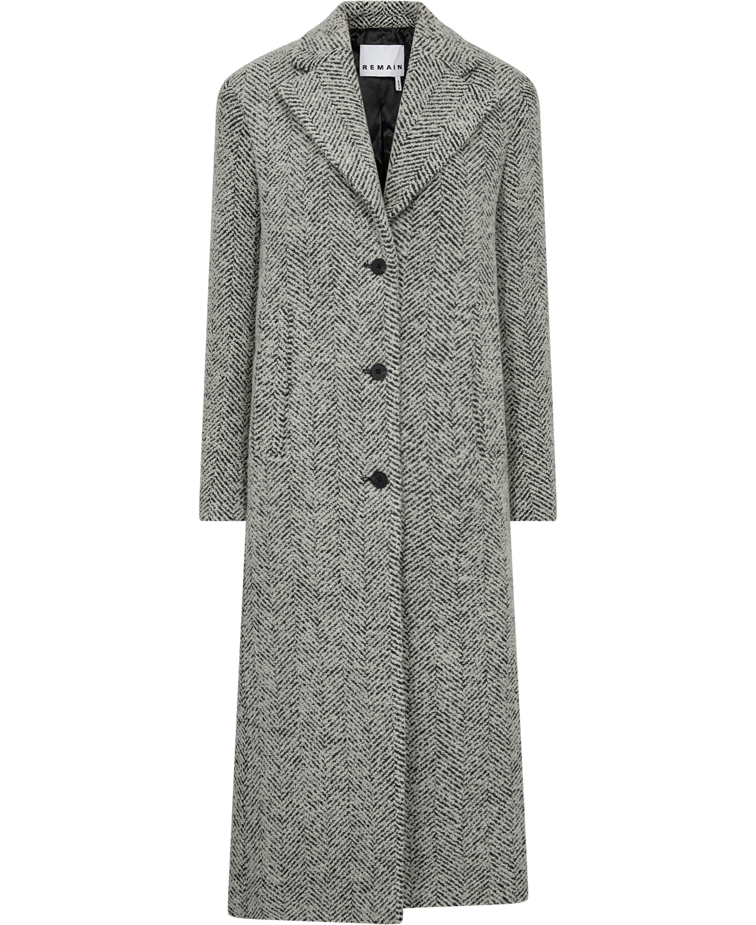 Herringbone Boxy Coat