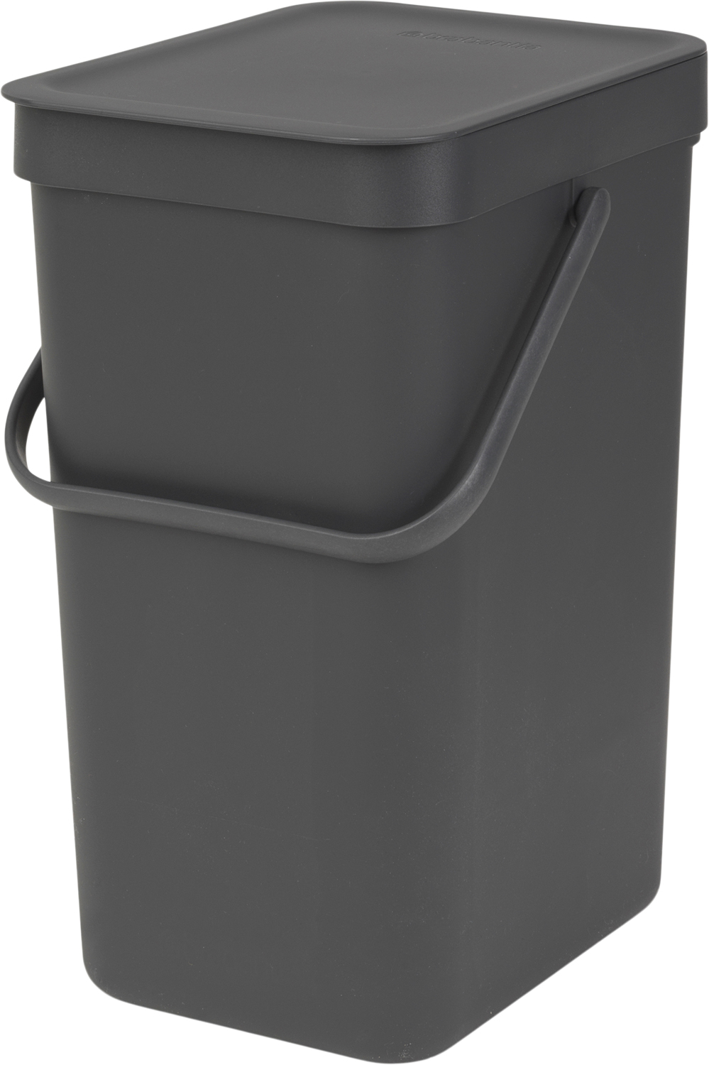 Affaldsspand M/lÃ¥g Sort.kon. 12 ltr