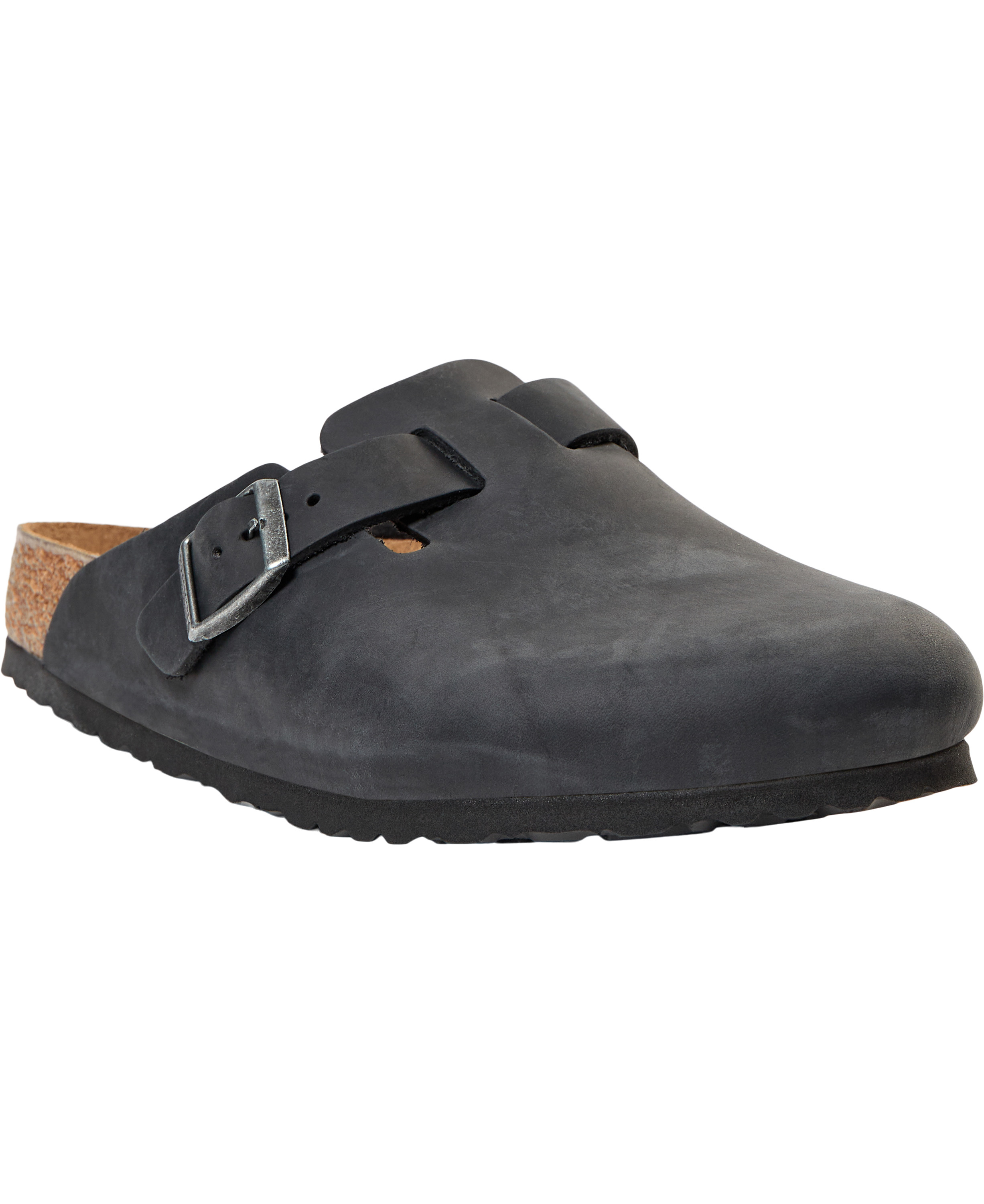 Boston Leoi Black Birkenstock Sandaler Størrelse 45 Mand