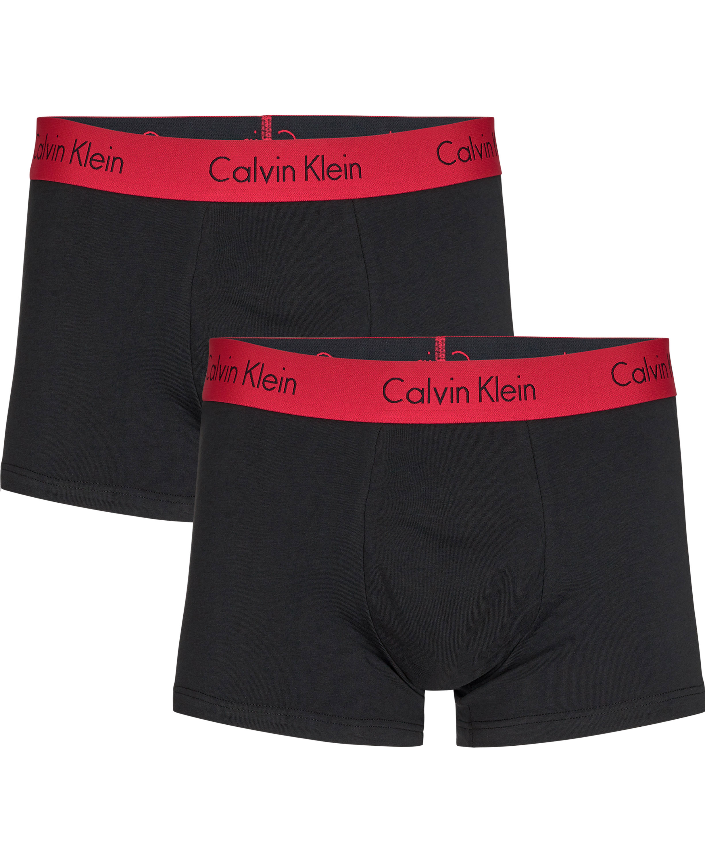 Calvin Klein Trunk 2PK Sort Multi S Boksershorts til Mænd