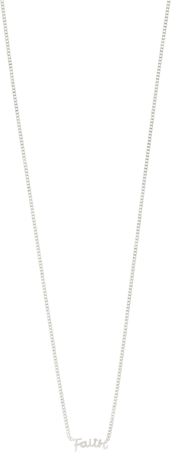 Faith Recycled Necklace Silverplated - Køb til DKK 224 - Spar 25%
