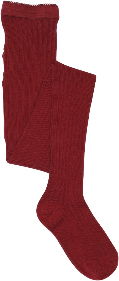 Cotton rib Tights