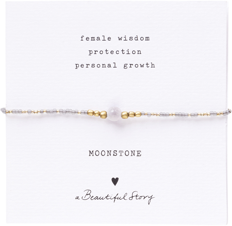 Iris Card Moonstone Bracelet Gc