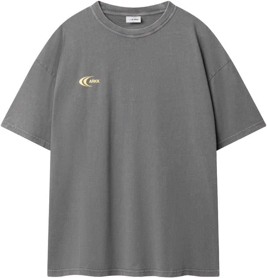 Liquid Boxy Tee Grey Yellow