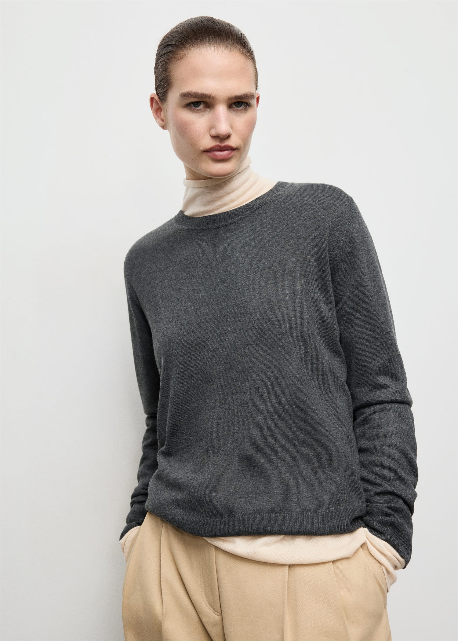 Fineknit Crew-neck Sweater
