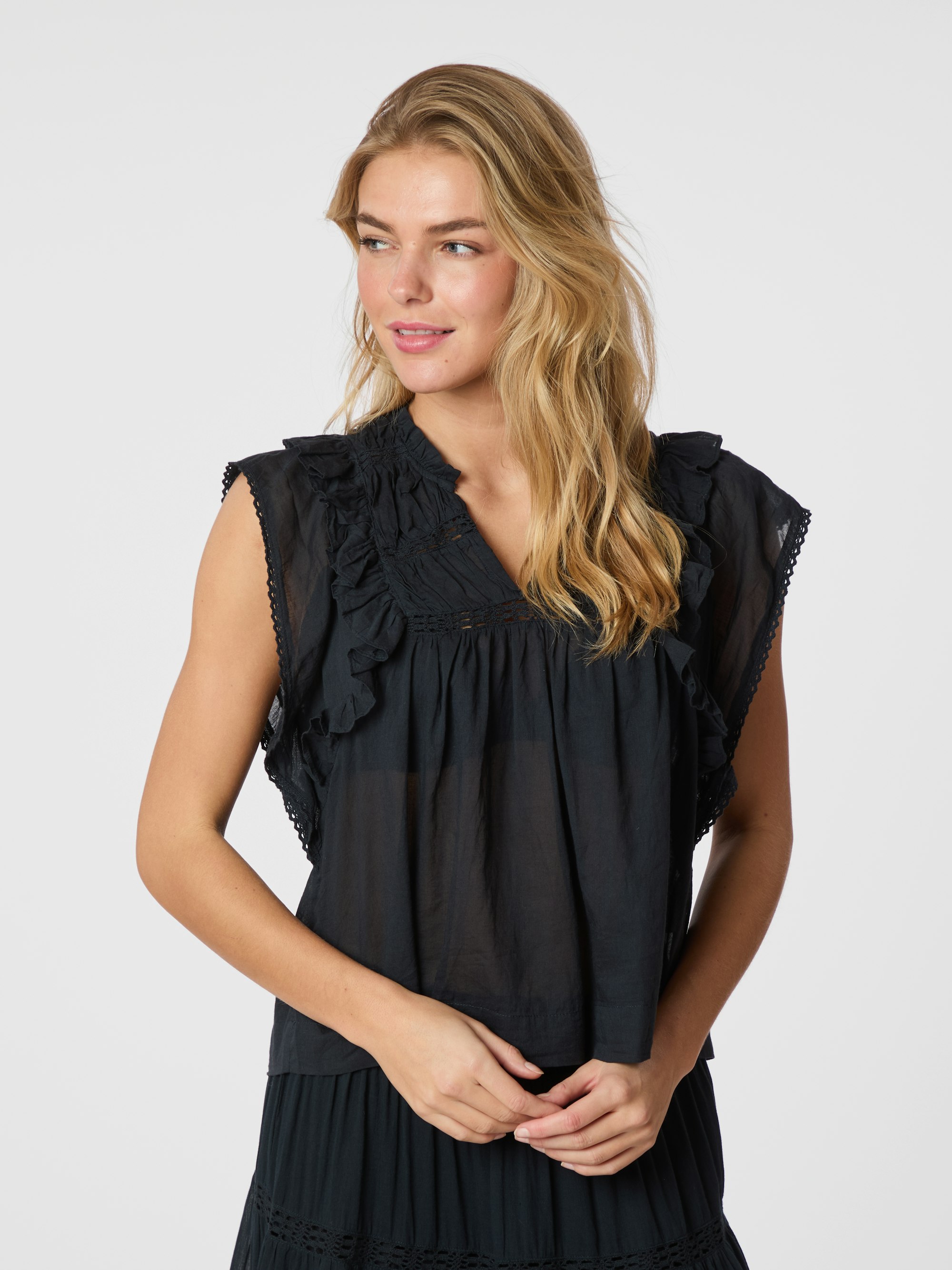Jayla S Voile Top