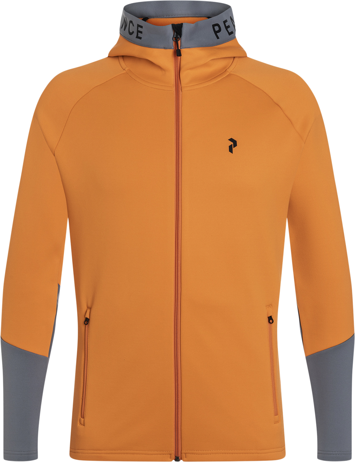 M Rider Mid Zip Hoodorange Flare Q