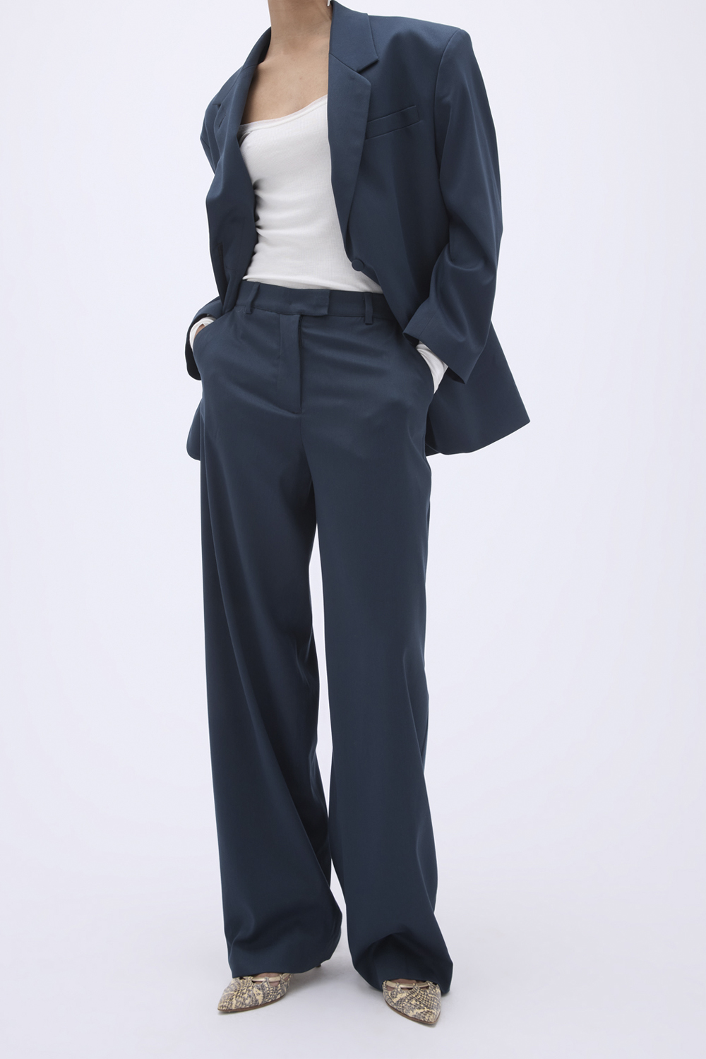 Cocoon Suiting Pants