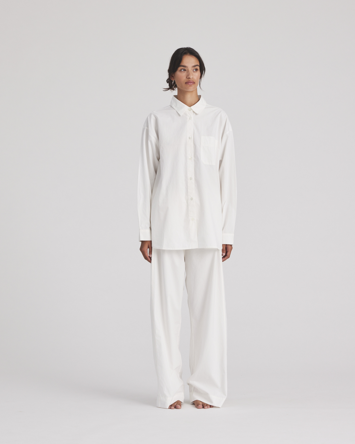 Thilde Pant Poplin Gots 243975