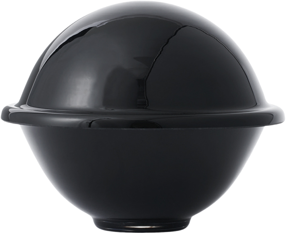 Chapeau Large Glass, Black