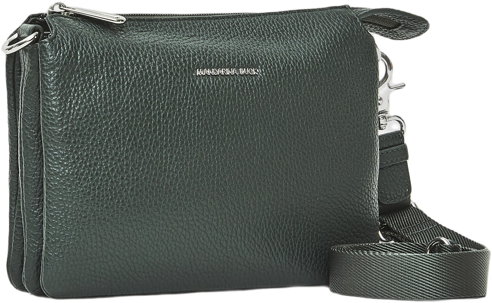 Mellow Leather Pochette / Pine Green