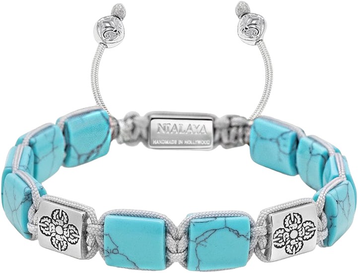 The Dorje Flatbead Collection Turquoise And Stainless Steel