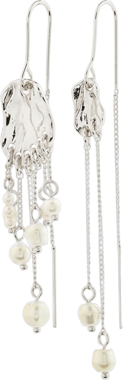 Breeze Chain Earrings Silverplated