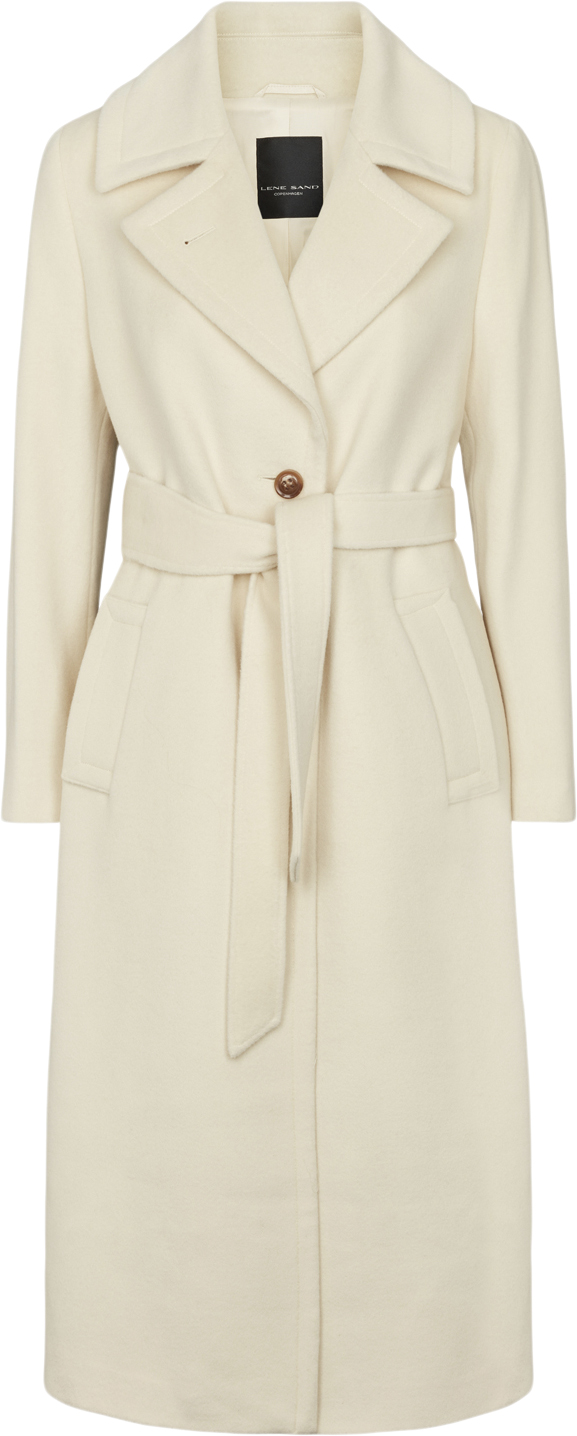 Off White Coat Clareta Belt Long
