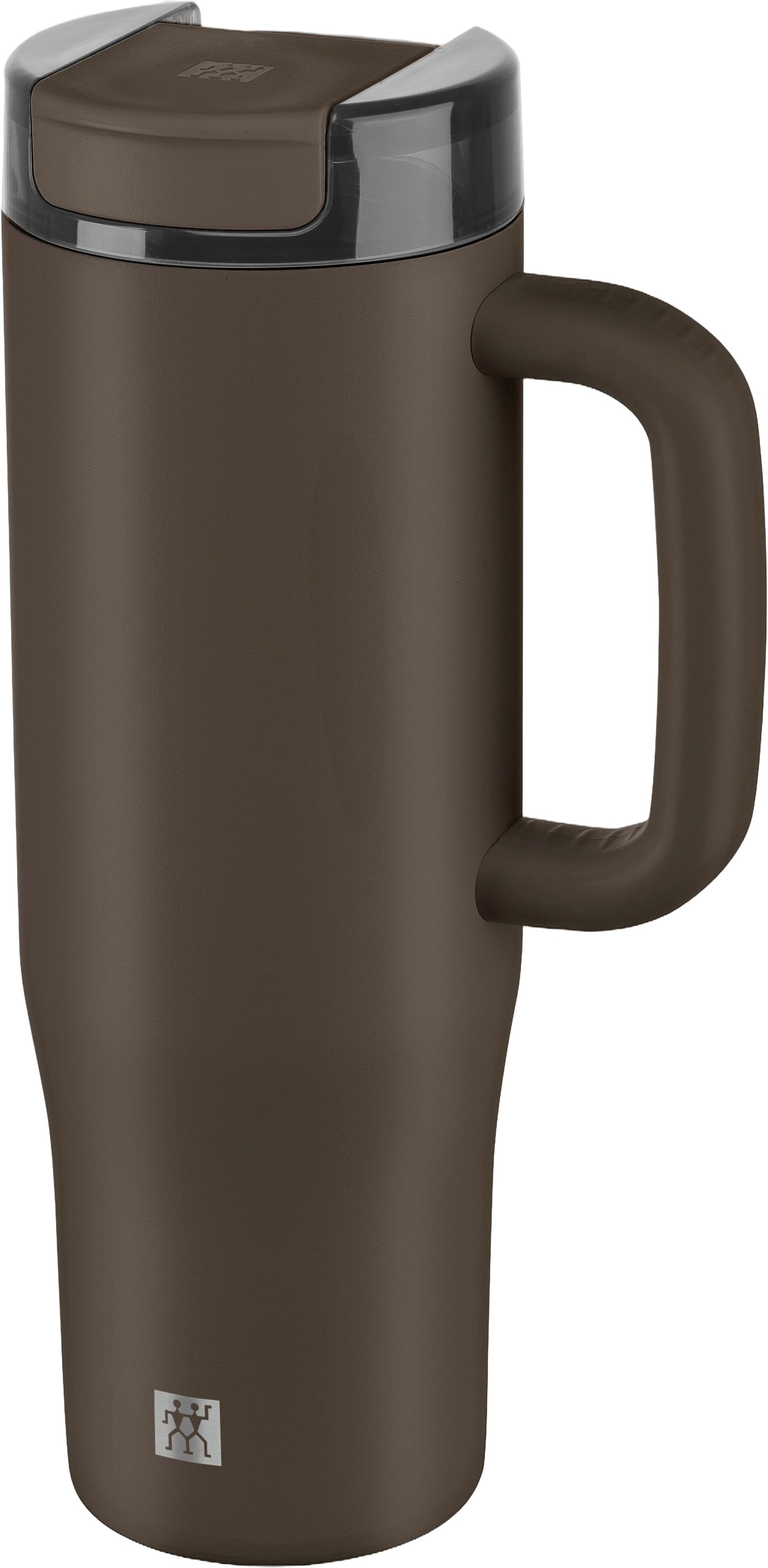 Termokrus med Sugerør, 900 ml, Rustfrit Stål, Chokolade