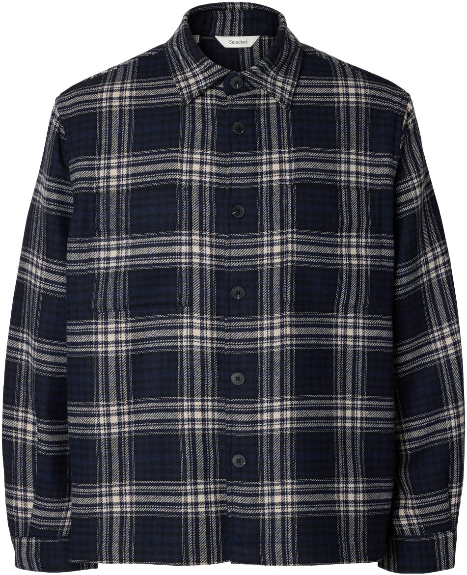 Slmolepablo Wool Blend Overshirt N