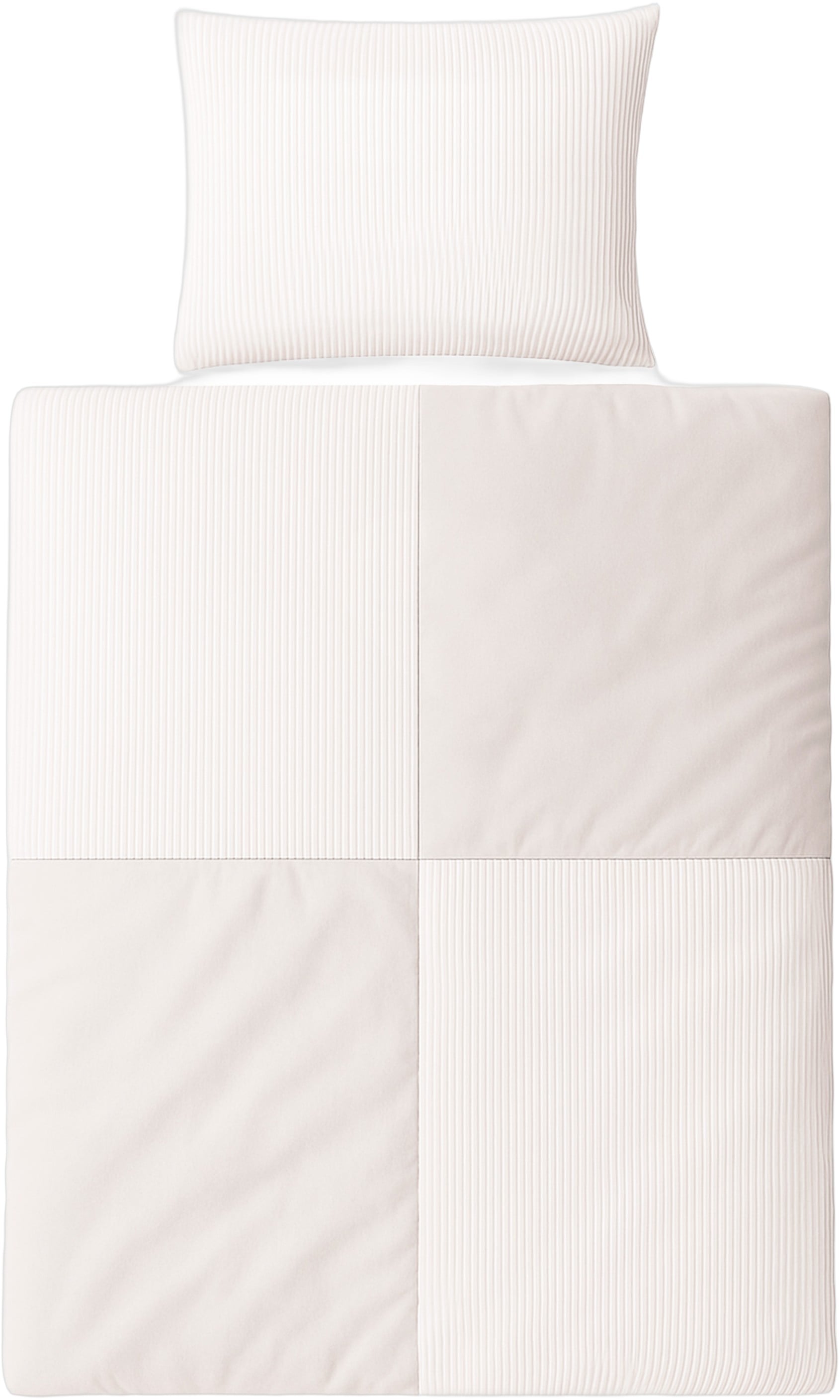 Ãkologisk Sengesæt, Mini Strib Patchwork
