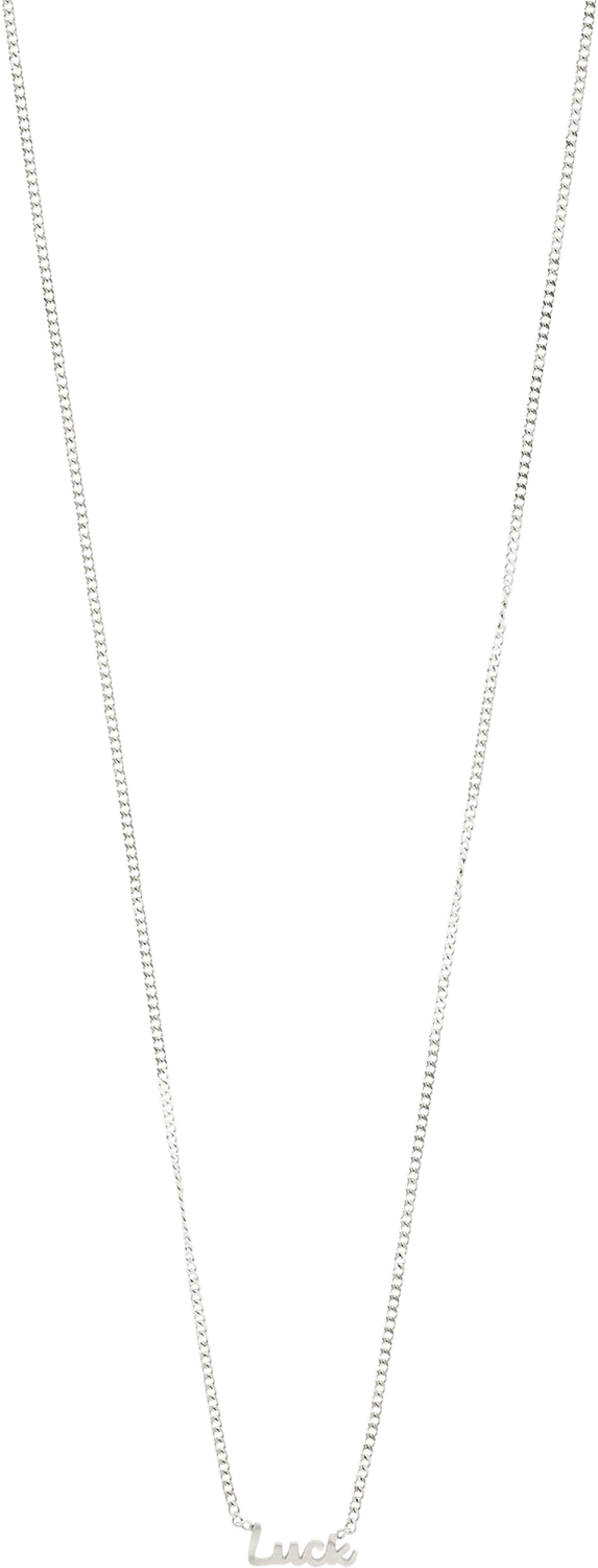 Luck Recycled Necklace Silverplated