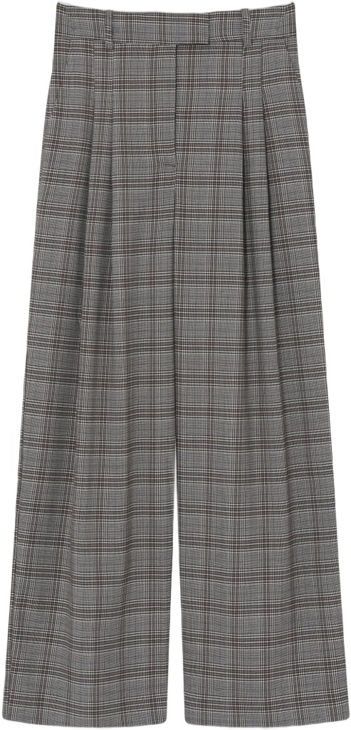 2ND Mylos Checked Suiting