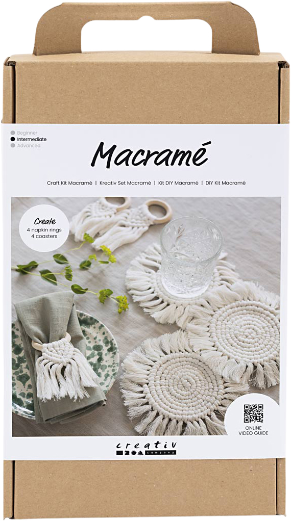 DIY Kit MacramÃ©, Borddekoration