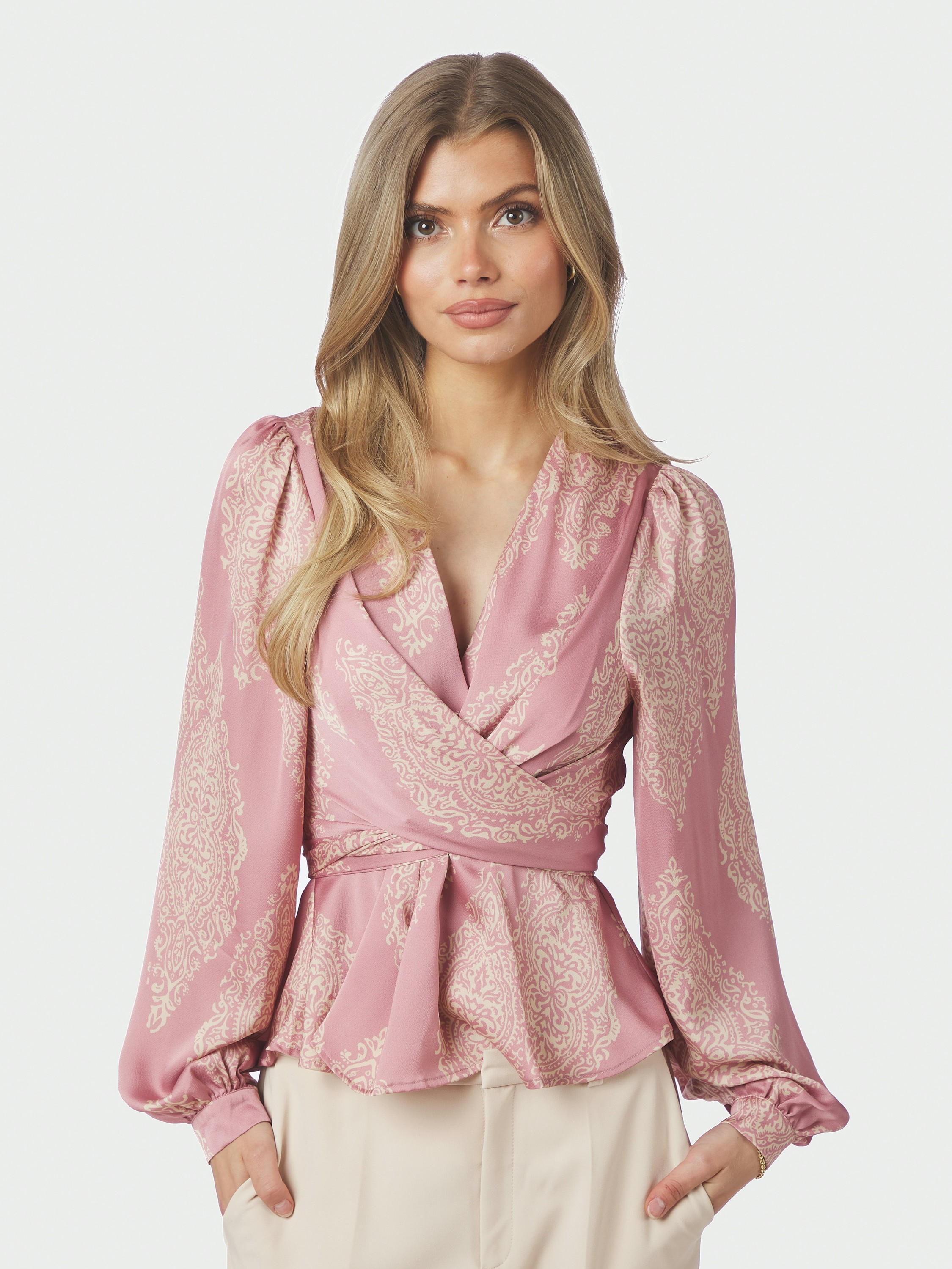 Rista Paisley Drop Blouse