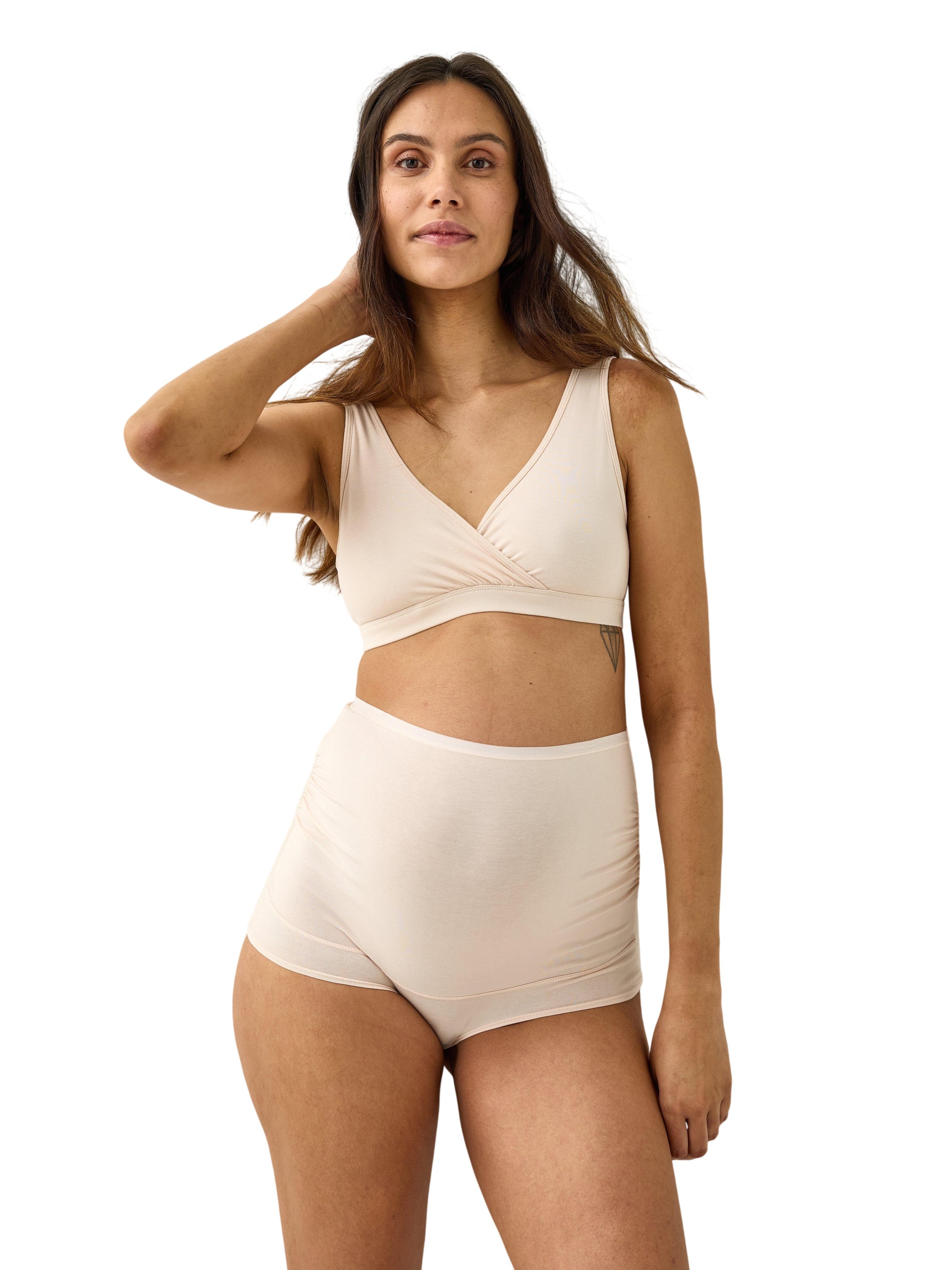 Soft Nursing bra in Cotton Blend wi - Køb til DKK 174 - Spar 29%