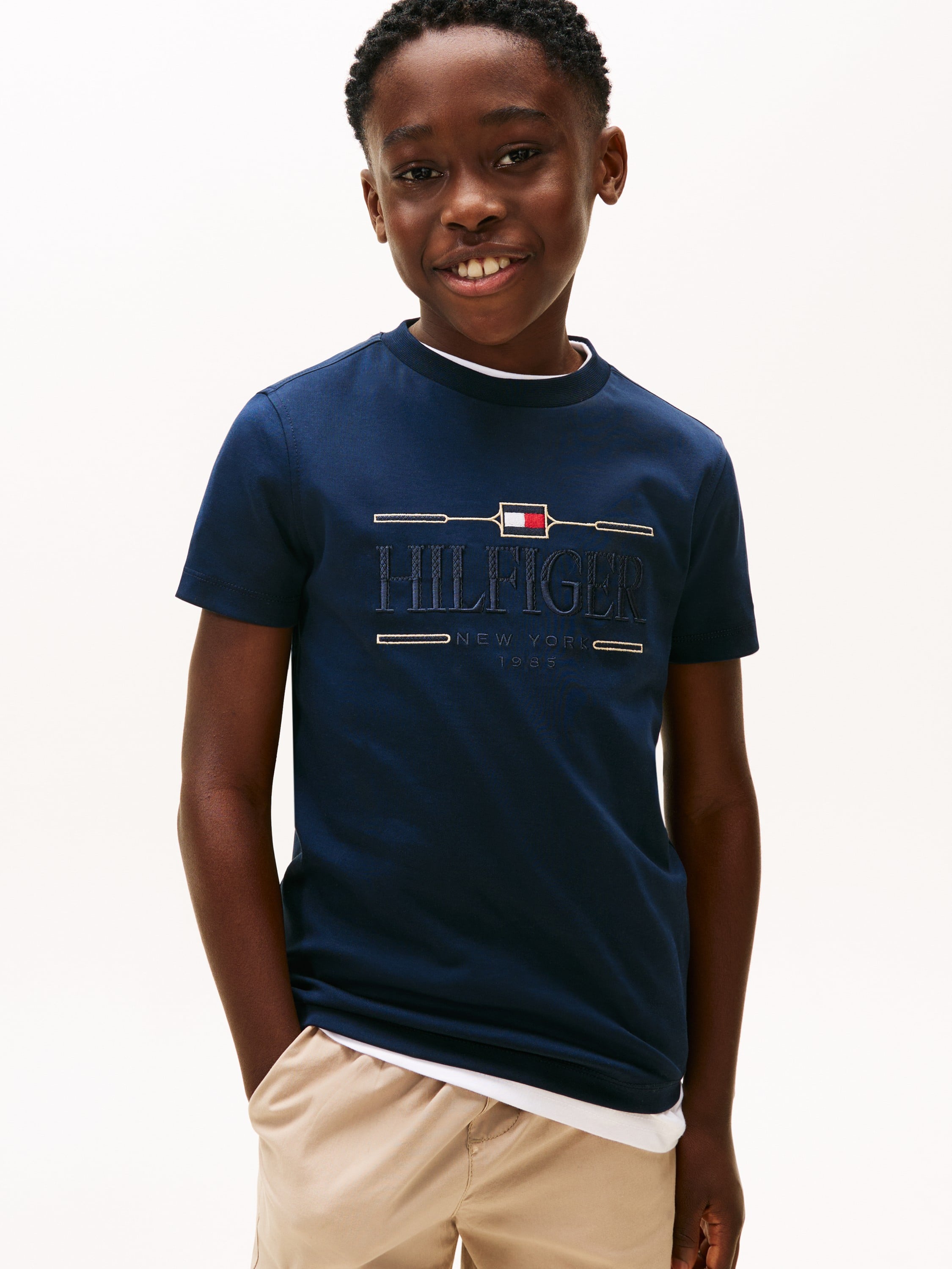 Logo Embroidery Interlock Knit Tshirt - DKK 265 - Spar 30%