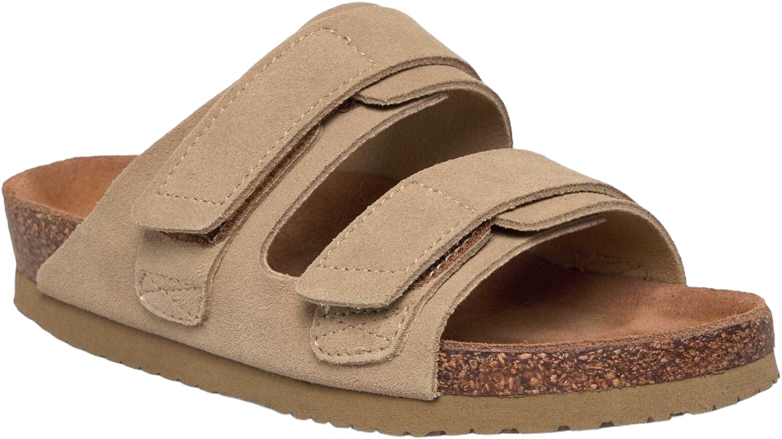 Rhcolina Leather Suede Strap Sandal