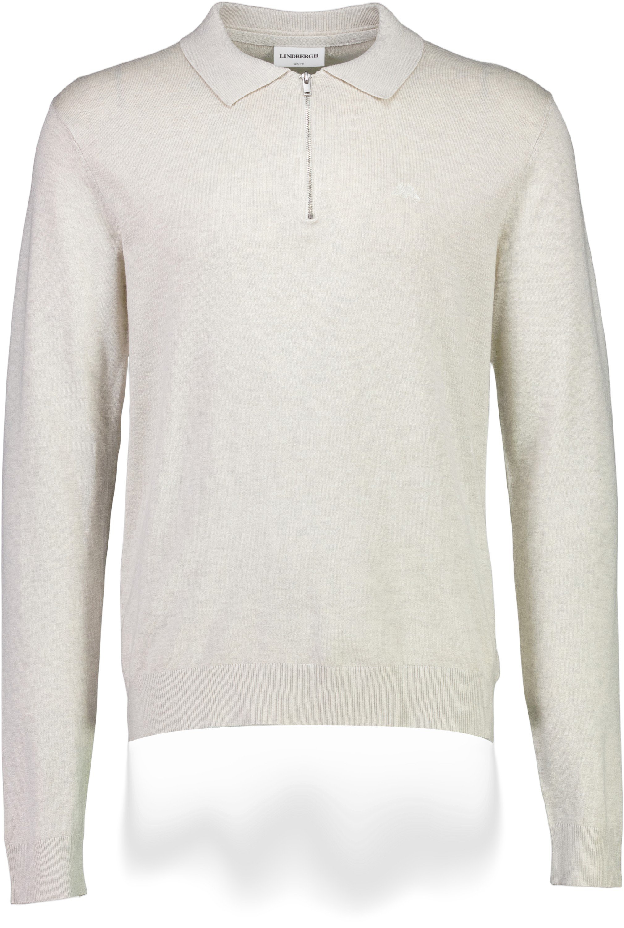 Ecovero L/S zip Polo