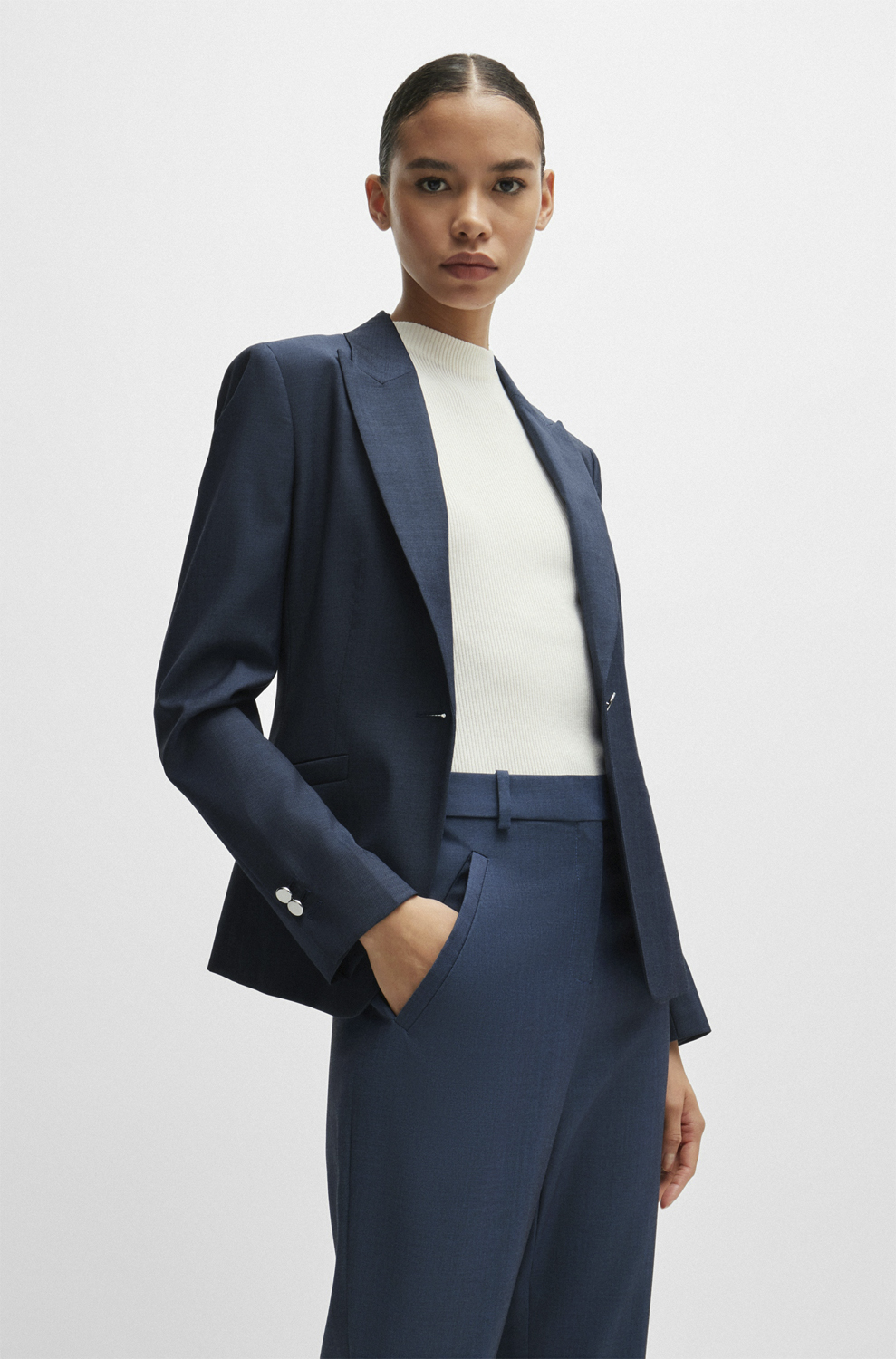 Januri BOSS Open Blue 38 Kvinder Sandaler Til Sommer