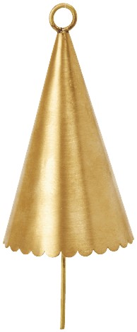 Cone Bell Set of 2 - Brass