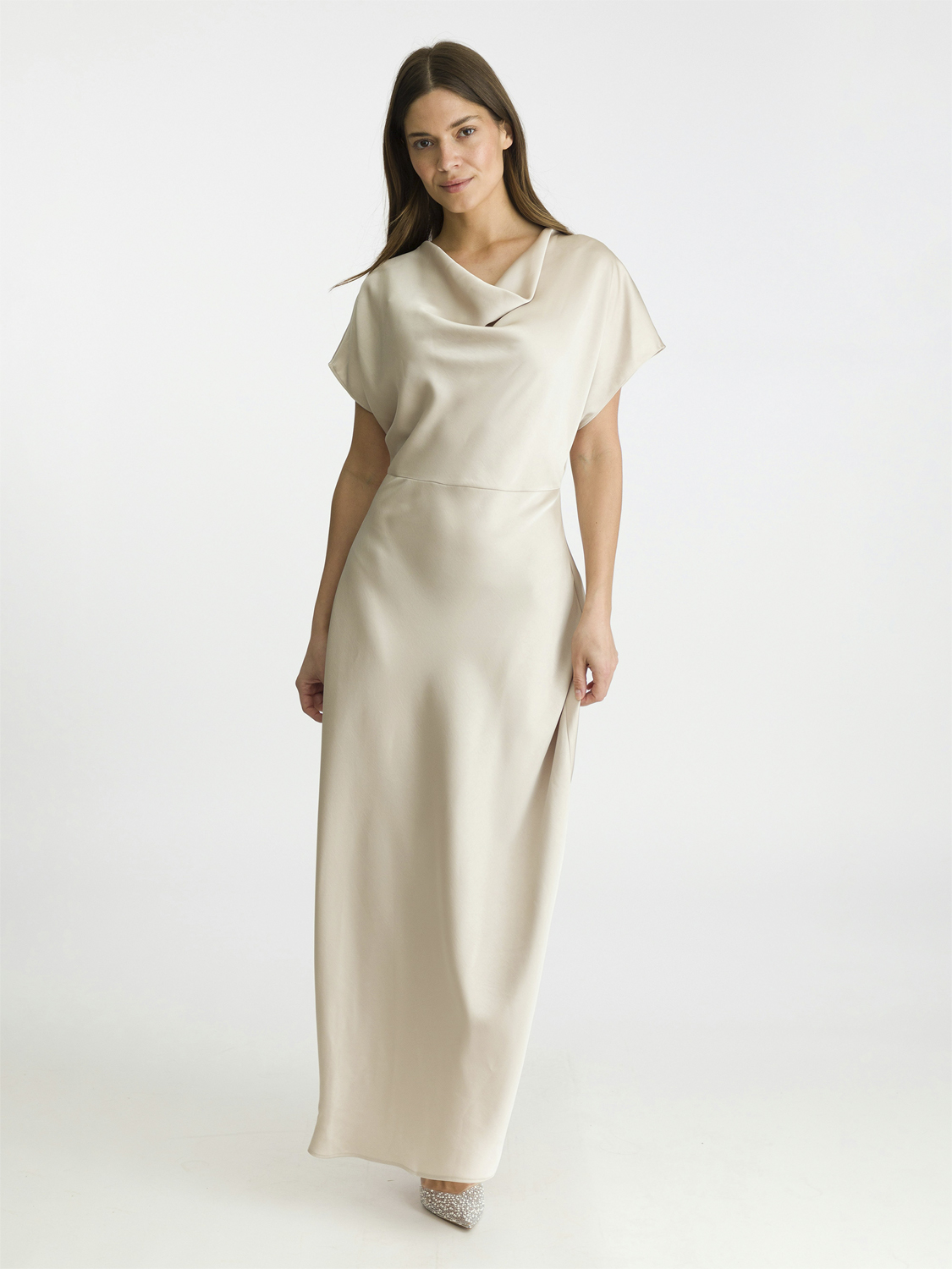 Andrea Heavy Sateen Dress