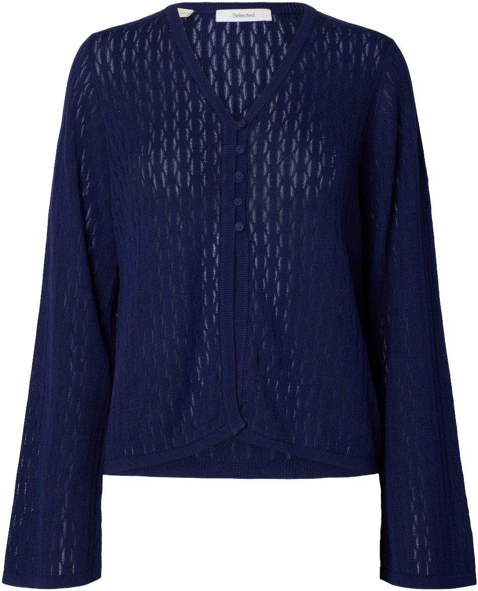 Slftoledo Structure LS Knit Vcardi