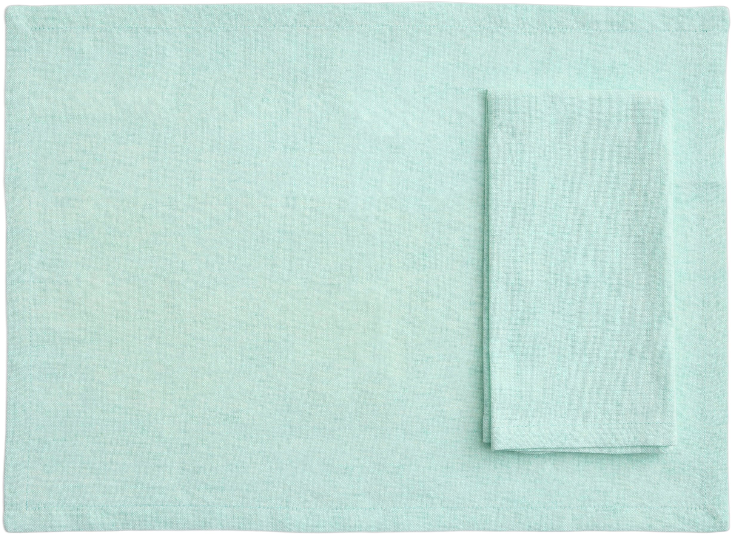 Tavolo Napkin/placematset of 4-soft Mint - Køb til DKK 223 - Spar 20%